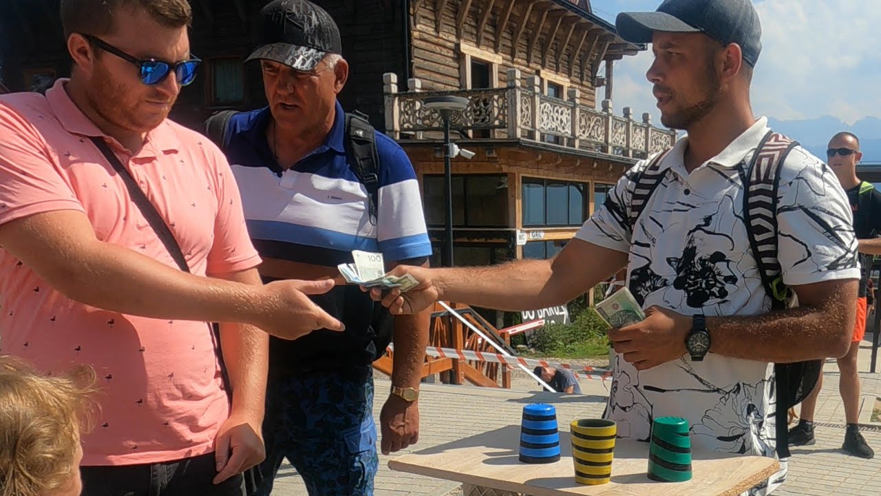 Zakopane. Oszuści na Gubałówce i gra w 3 kubki