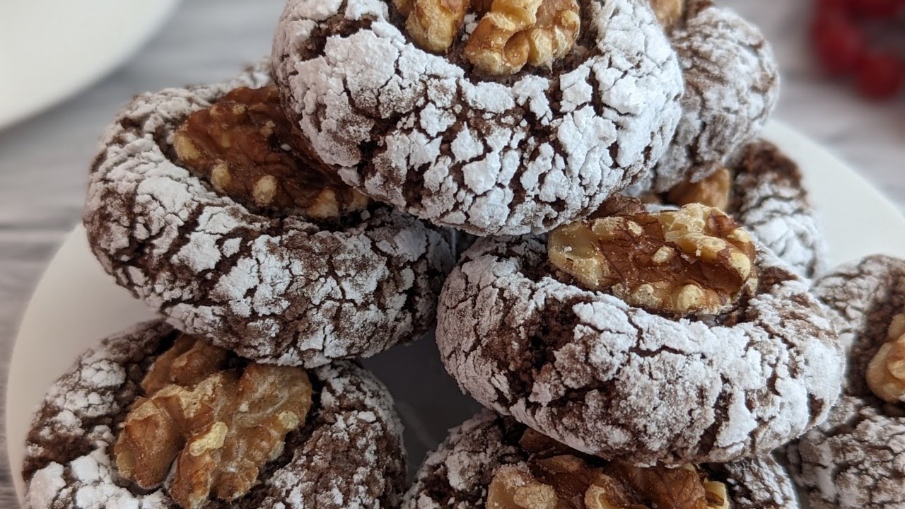 Marokkanische Nusskekse ohne Mehl / No flour Moroccan nut cookies
