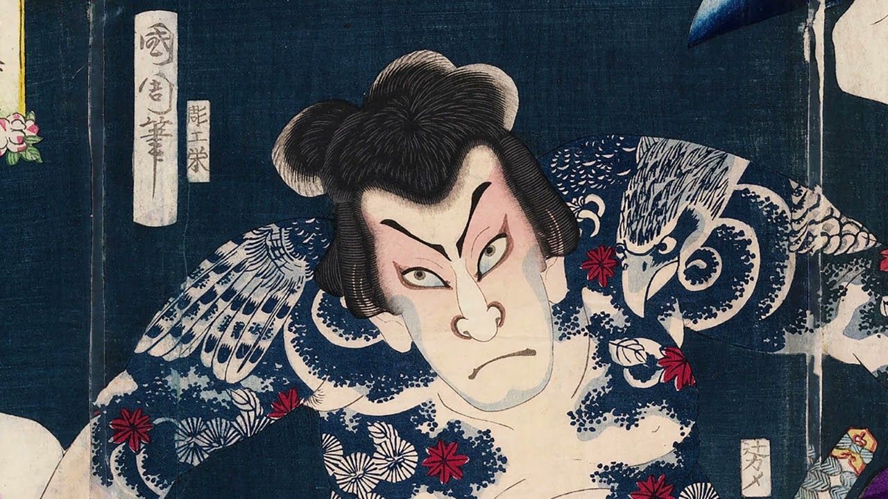 tradicional japanese kabuki theater ambient music