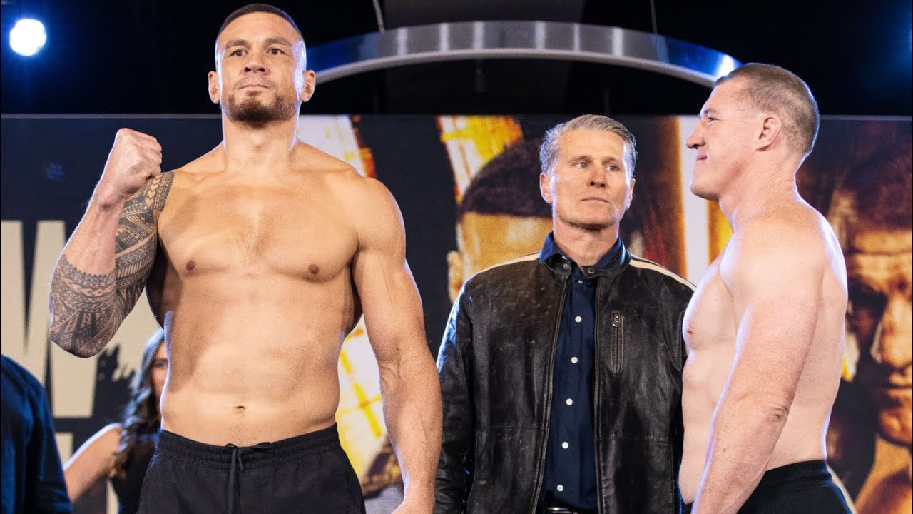 SBW and Paul Gallen face off ahead of tomorrow's main event!