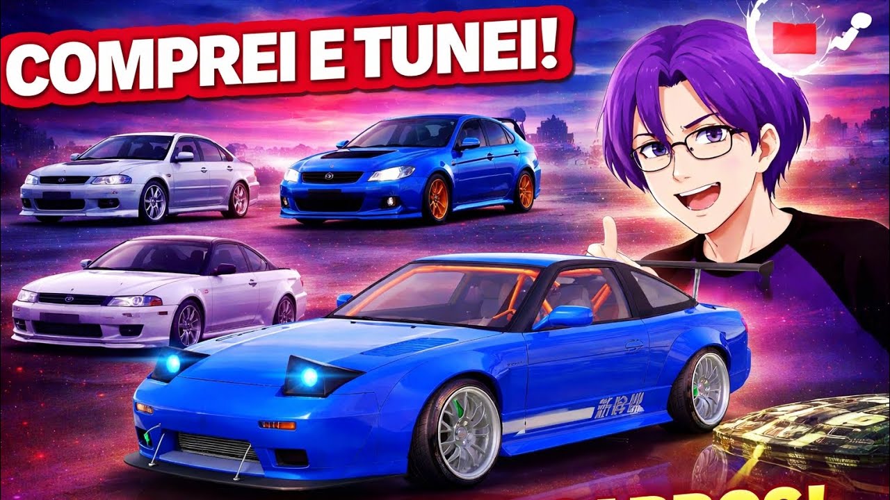 COMPREI E TUNEI O NISSAN S14 KOUKI! + CARROS INSANOS NO PROJECT DRIFT 2.0