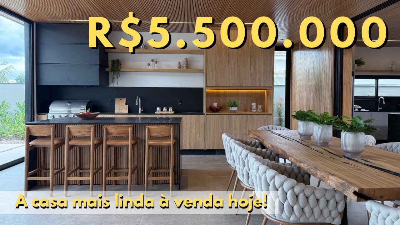 Casa à venda com 4 suítes, piscina aquecida e energia solar | Alto padrão
