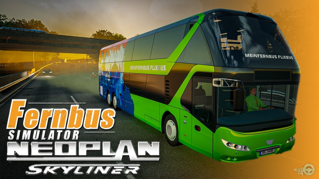 Fernbus Simulator - Neoplan Skyliner Realistic Gameplay | Thrustmaster T300RS