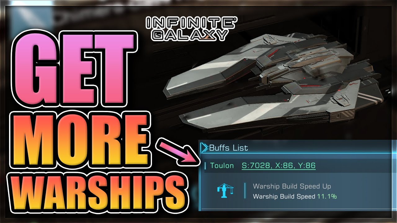 Build more warships in Infinite Galaxy [Spending 200k+ khorium?]