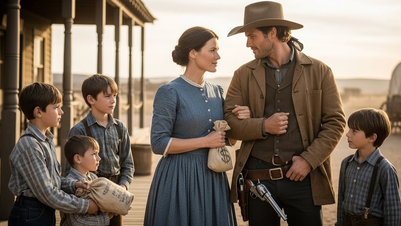 They Mocked Her For Being A Widow With Three Sons, The Cowboy Said 