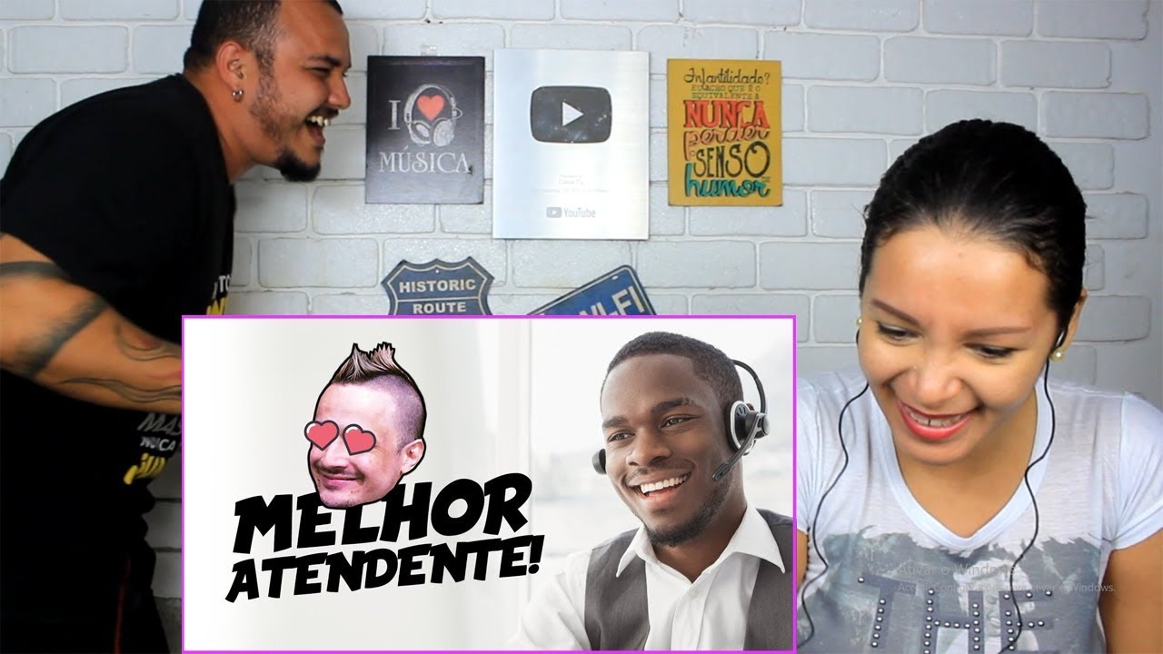 REAGINDO AO MELHOR ATENDENTE DE NET! FT. SKIPNHO (Dilera)