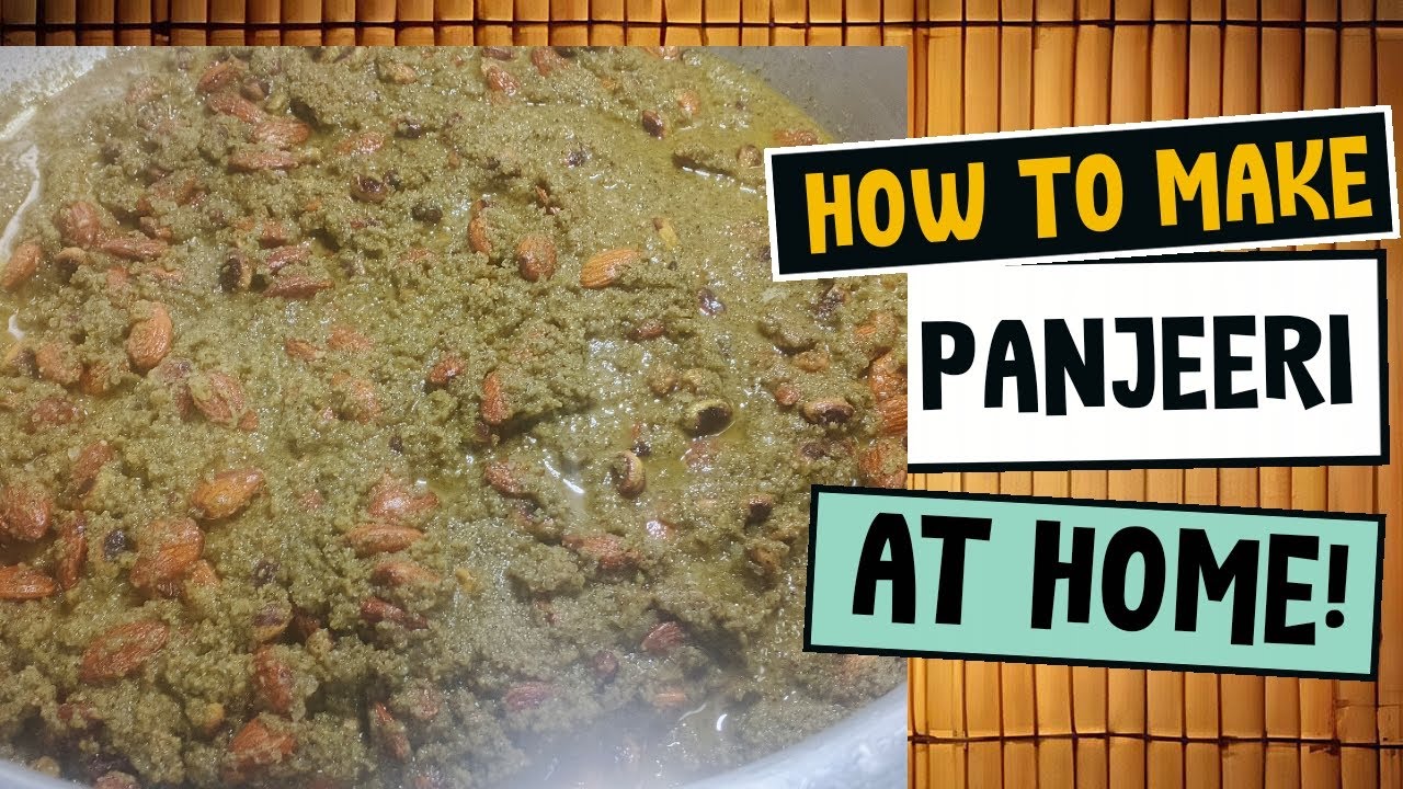 Homemade Desi Panjeeri in Pure Mustard Oil 🧡 | Traditional Winter Special