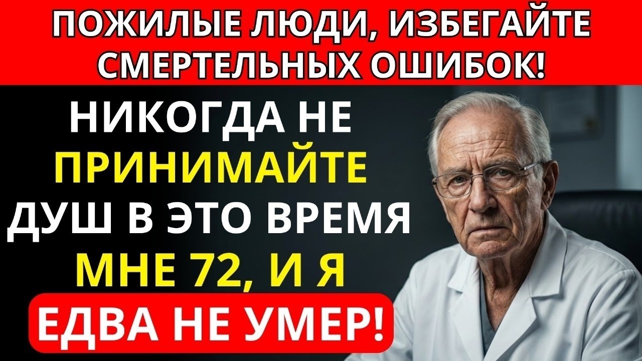 Врачи Предупреждают Пожилых Людей Об Этих Опасностях Душа