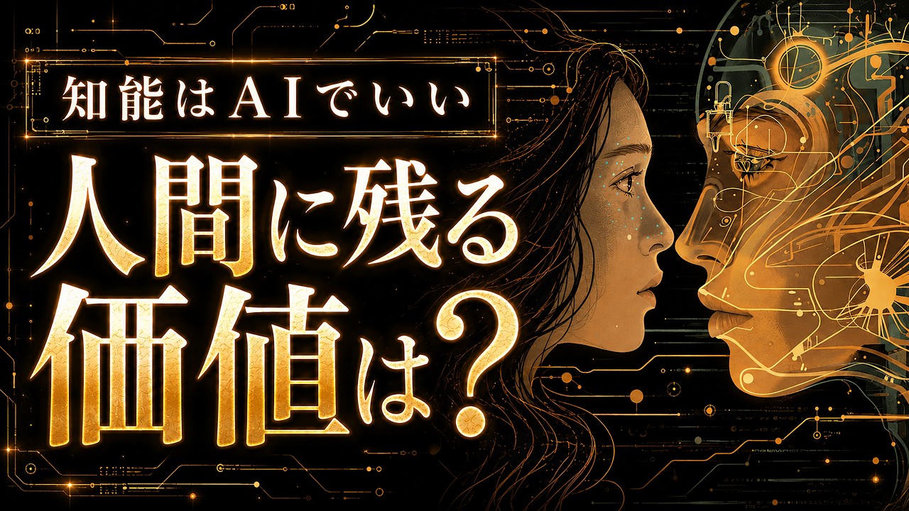 知能はAIでいい。では人間に残るものは何か