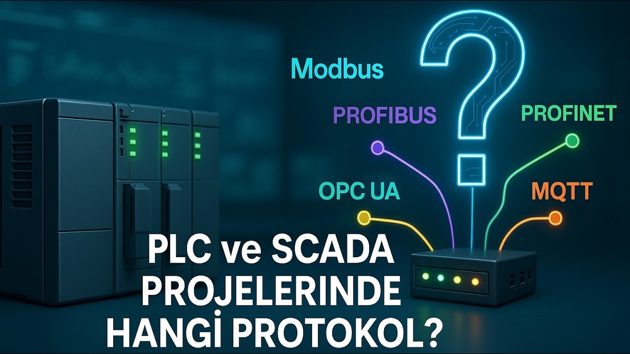 PLC ve SCADA Projelerinde Hangi Protokol? | Modbus, Profibus, Profinet, OPC UA, MQTT