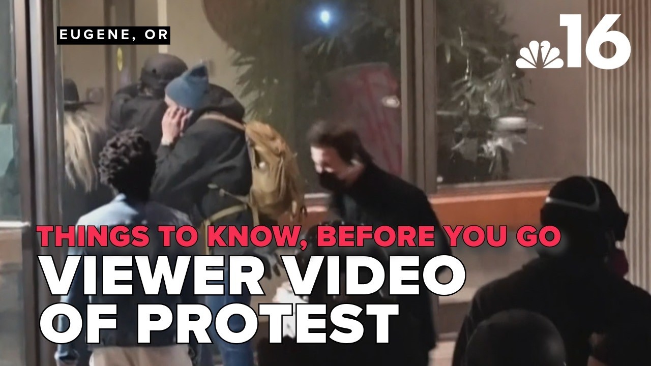 Things to know, before you go: Viewer video of protest
