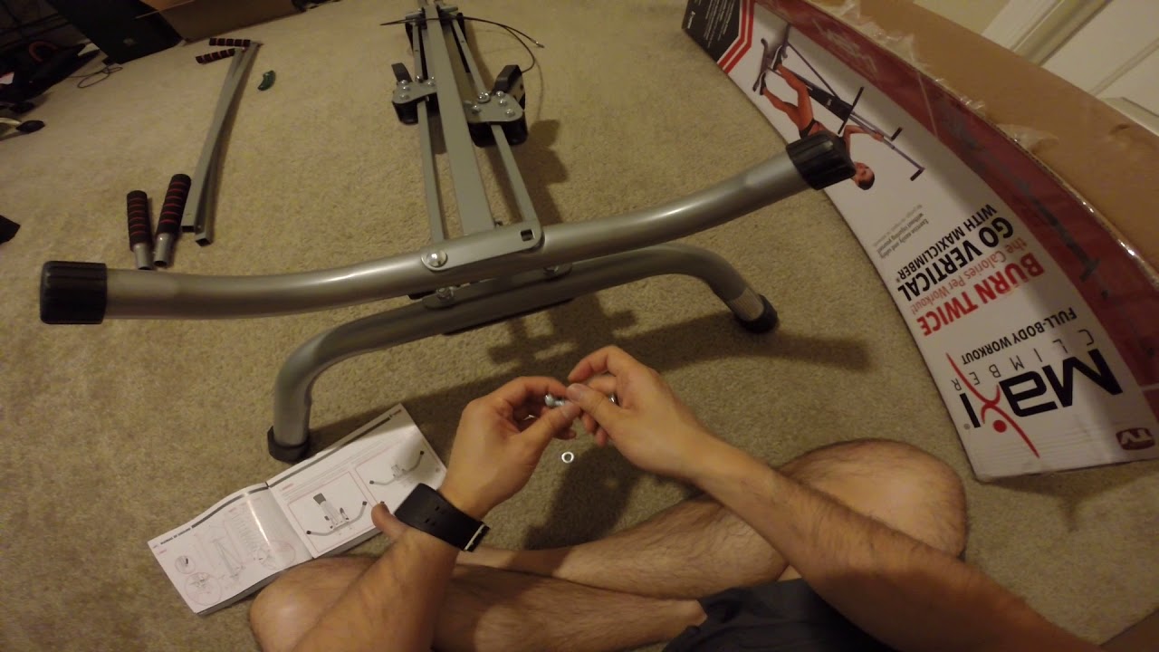 Assembling Maxi Climber   The original patented Vertical Climber,As Seen On TV   Full Body Workout w