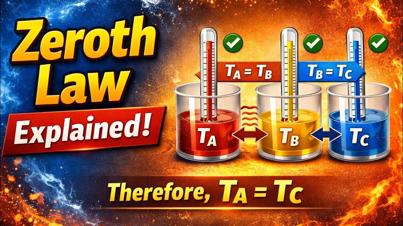 Zeroth Law of Thermodynamics | Concept of Temperature Explained