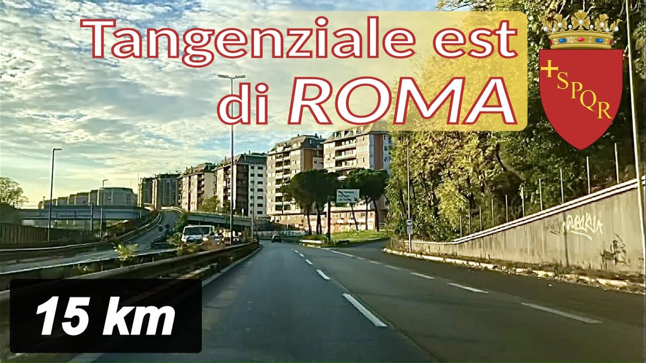 Tangenziale Est di ROMA | Percorso completo