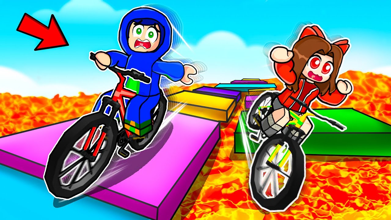 ROBLOX AYUSH AND EKTA COMPLETE CYCLE PARKOUR OBBY !