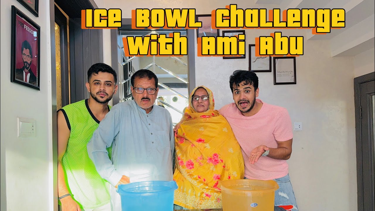 Ice Bowl Challenge || Mera Face Red Ho Gya Tha || Bhabhi Nay Bohat Mushqil Sawal Kiye