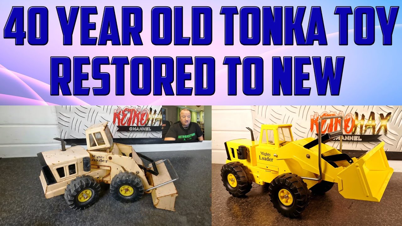 Restoring A Vintage Tonka Mighty Loader From Over 40 Years Ago
