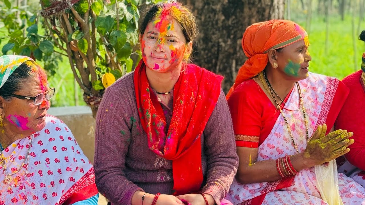 लास्ट होली 🎨 ऐसा कलर लगाया की निकलने का नाम ही नहीं है 🤣🥺  सासू ने ये क्या किया 😜😍