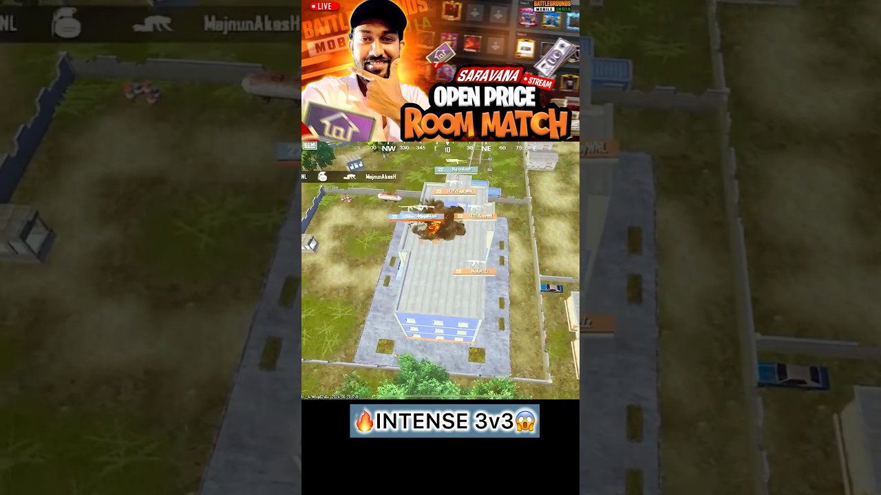 Best In Room Match | Intense 3v3 Fight🔥 Bgmi Tamil Commentary #bgmiroommatch #bgmishorts #3v3