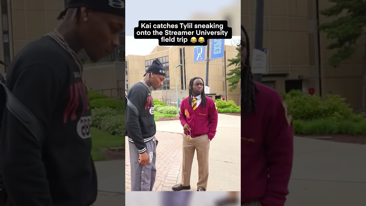 Kai catches Tylil sneaking onto the Streamer University field trip #tylil  #streameruniversity