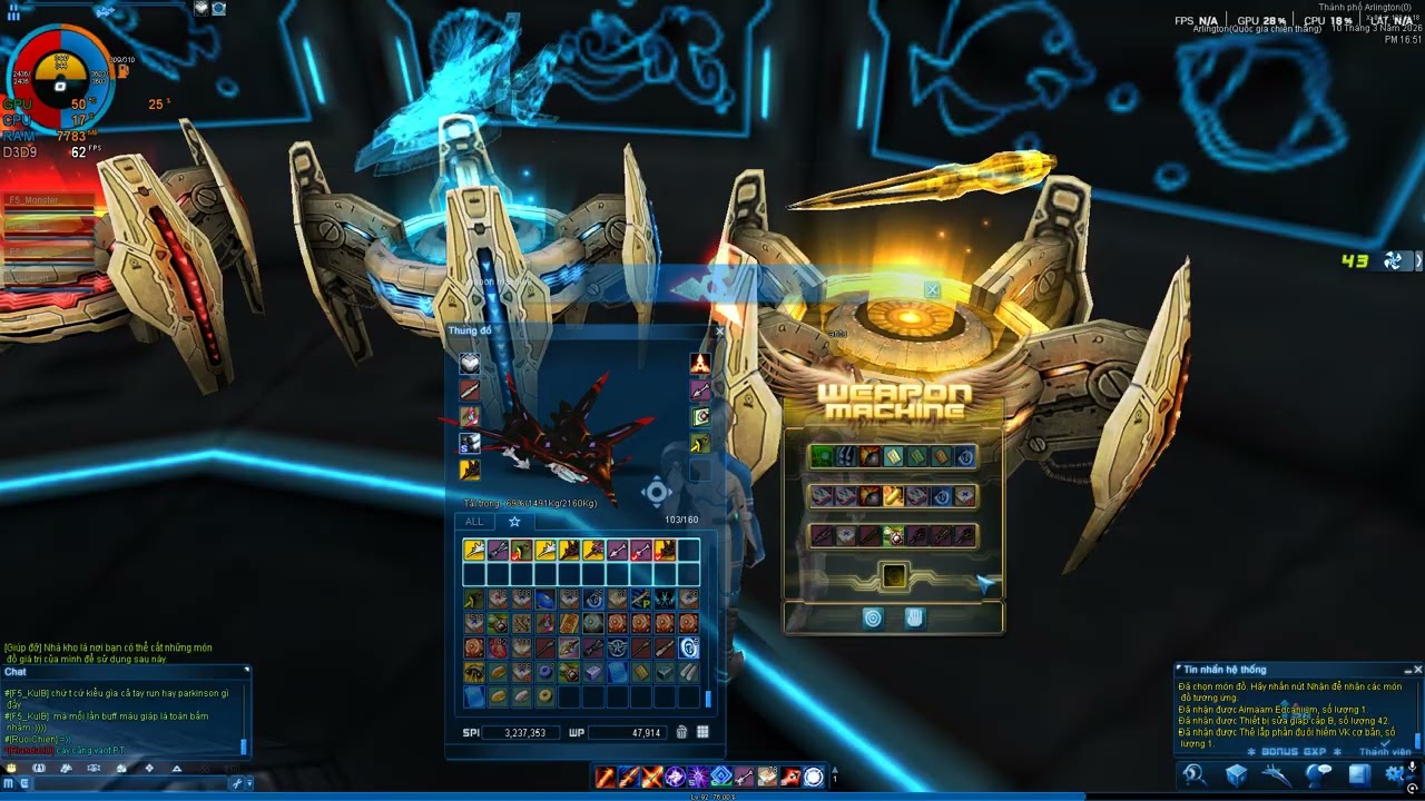 [Phi Đội 3 - Legend] [I-Gear] Thử vận với 15 viên đá vũ khí Event