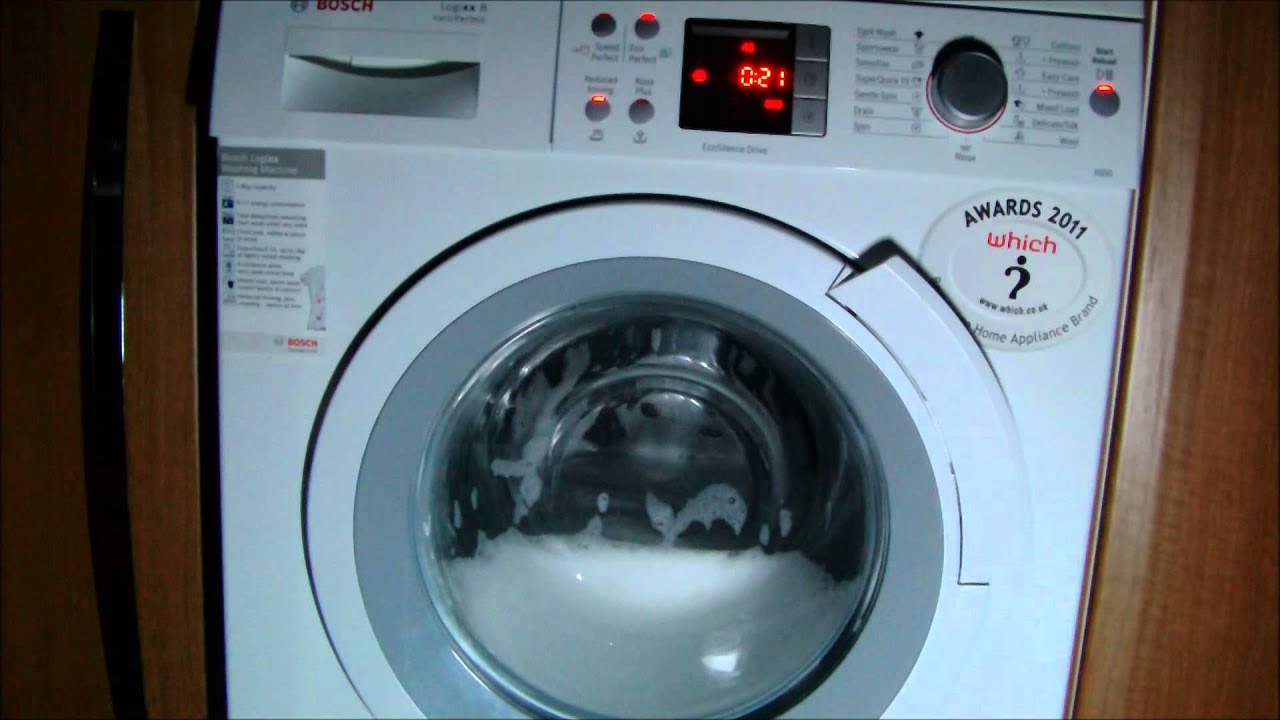Bosch logixx WAS32461GB Washing Machine sports eco perfect + reduced ironing (complete)