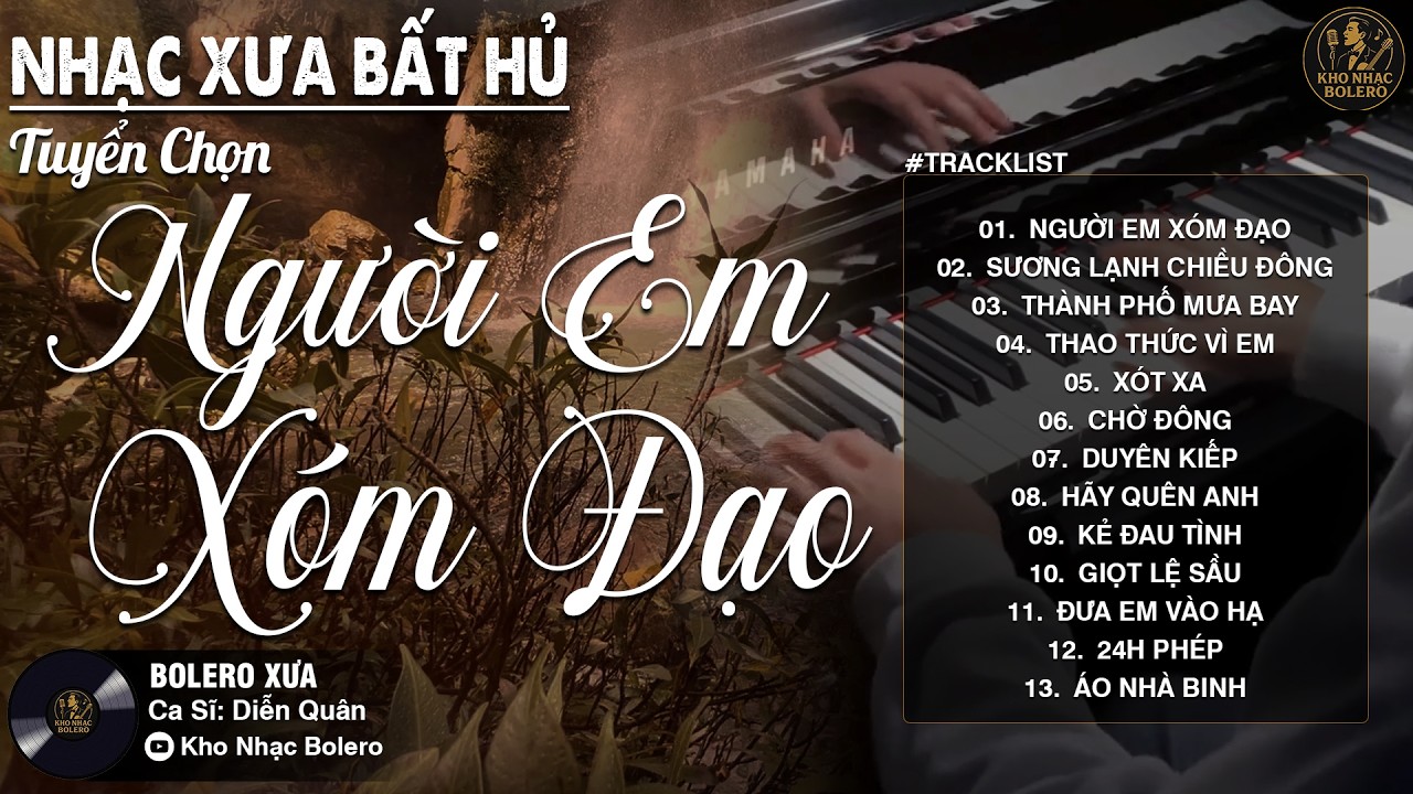 NGƯỜI EM XÓM ĐẠO ➤ LK Nhạc Vàng Hải Ngoại Xưa Bất Hủ Nghe Là Ngủ - Nhạc Xưa DIỄN QUÂN Cực Êm Tai