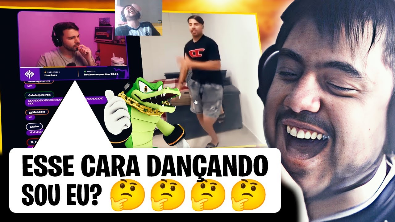 MINERVA BUGOU INTEIRO VENDO ELE MESMO DANÇAR e o TOCKÃO PERDEU os LADOS | Tockers React Renecrodilo