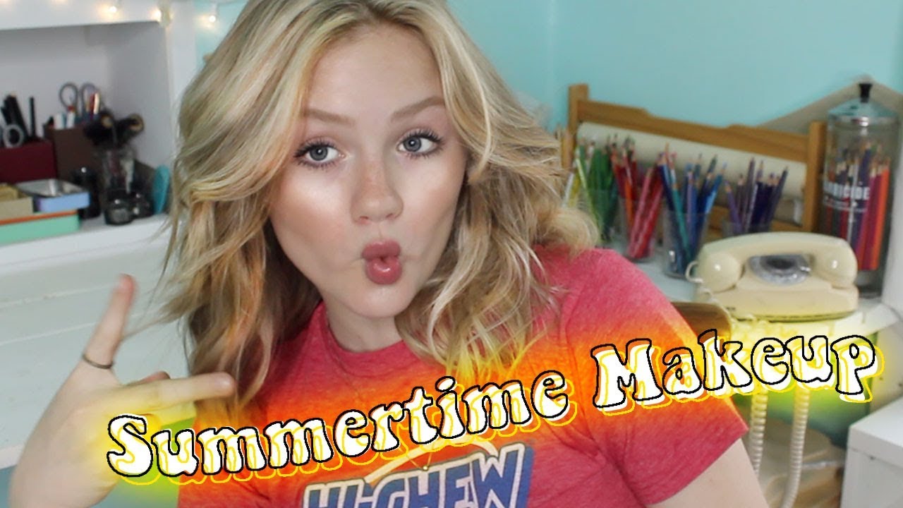 Summer NO-MAKEUP Makeup Look 2018 with GLOSSIER, BENEFIT + DRUGSTORE Brands | TILLY BEE