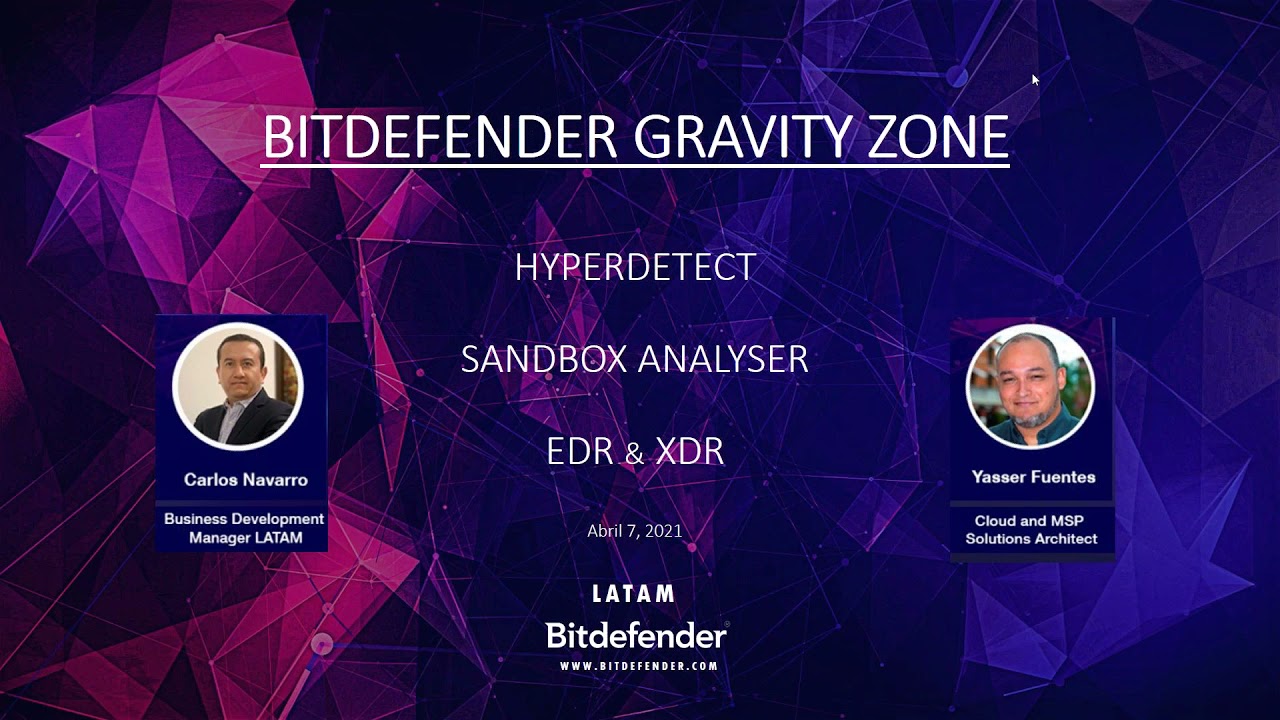 Tecnolog&iacute;a Cibern&eacute;tica EDR, HD + Sandboxing y XDR de Bitdefender