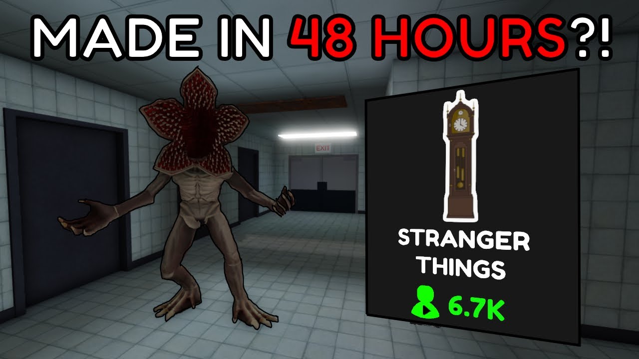 Can I make Roblox STRANGER THINGS in 48 Hours?
