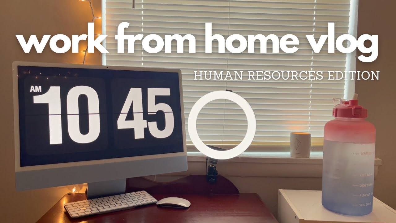 A Day in My Life as a Full Time HR Assistant Working From Home 🏡