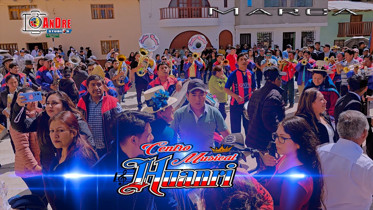Banda CENTRO MUSICAL HUANRI 2024 ▶ Flor de Llima Llima / Marca - Recuay