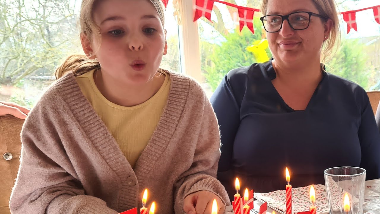 Familien kommer & fejrer Sofias 10 års fødselsdag 🇩🇰🎂🍰