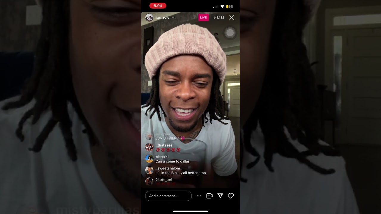 IamZoie (GotdamnZo) P.O. Box opening on live | Hilarious😂