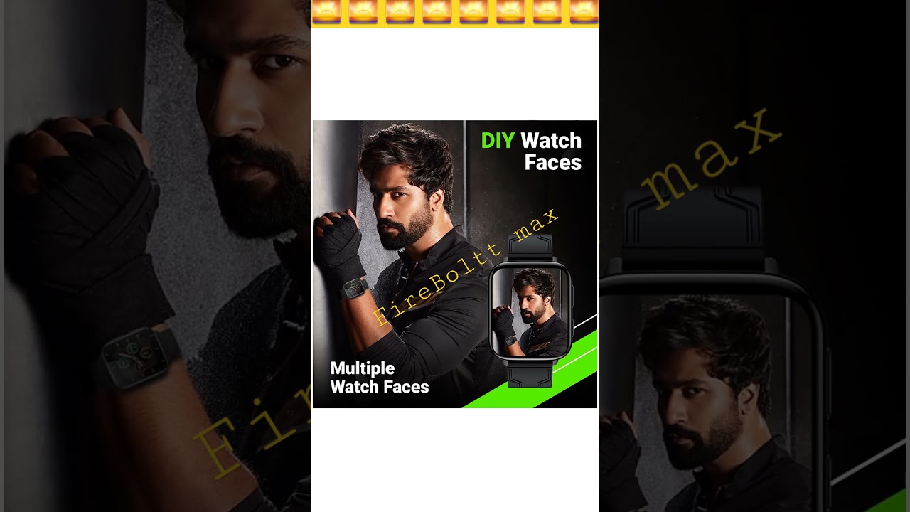 New launch smartwatch Fire Boltt max amazing features
