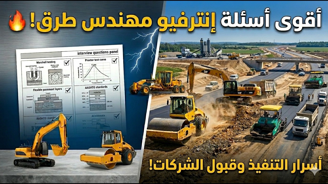 إزاي تنجح في أي إنترفيو مهندس طرق؟ السر هنا!