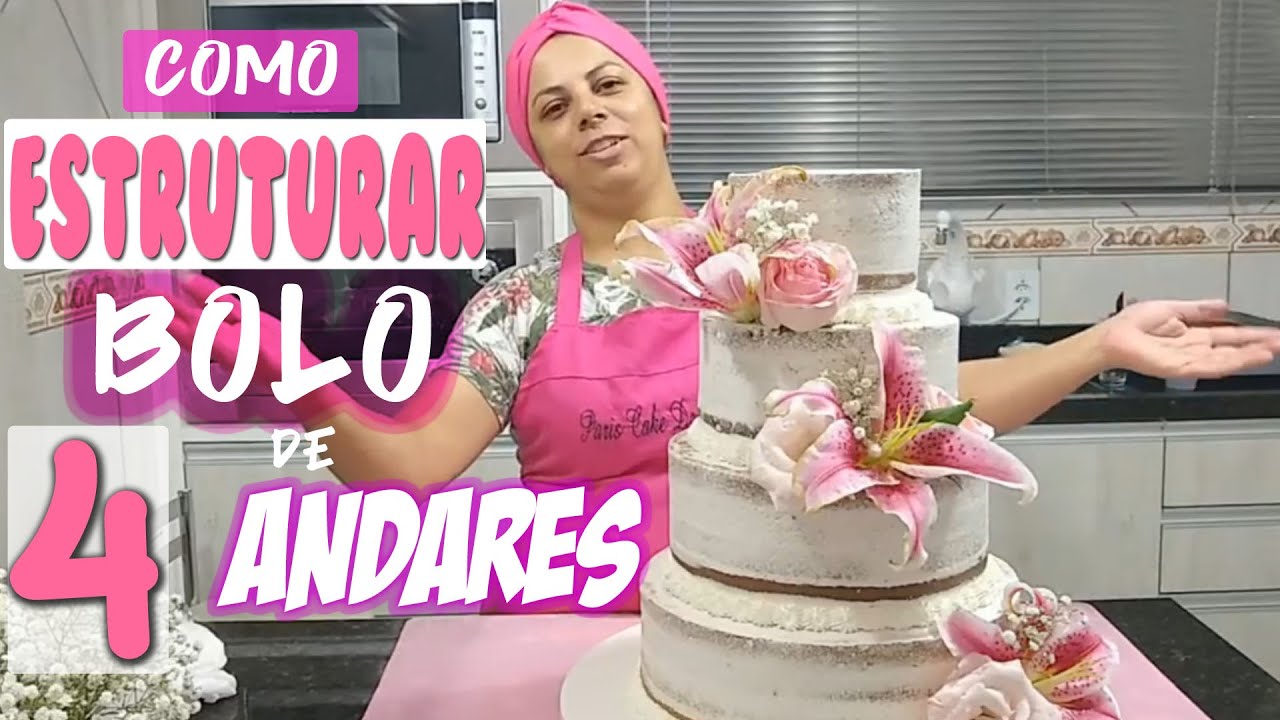 BOLO DE CASAMENTO 4 ANDARES VERDADEIROS /120 PESSOAS /PASSO A PASSO MONTAGEM E ESTRUTURA /ESPÁTULADO