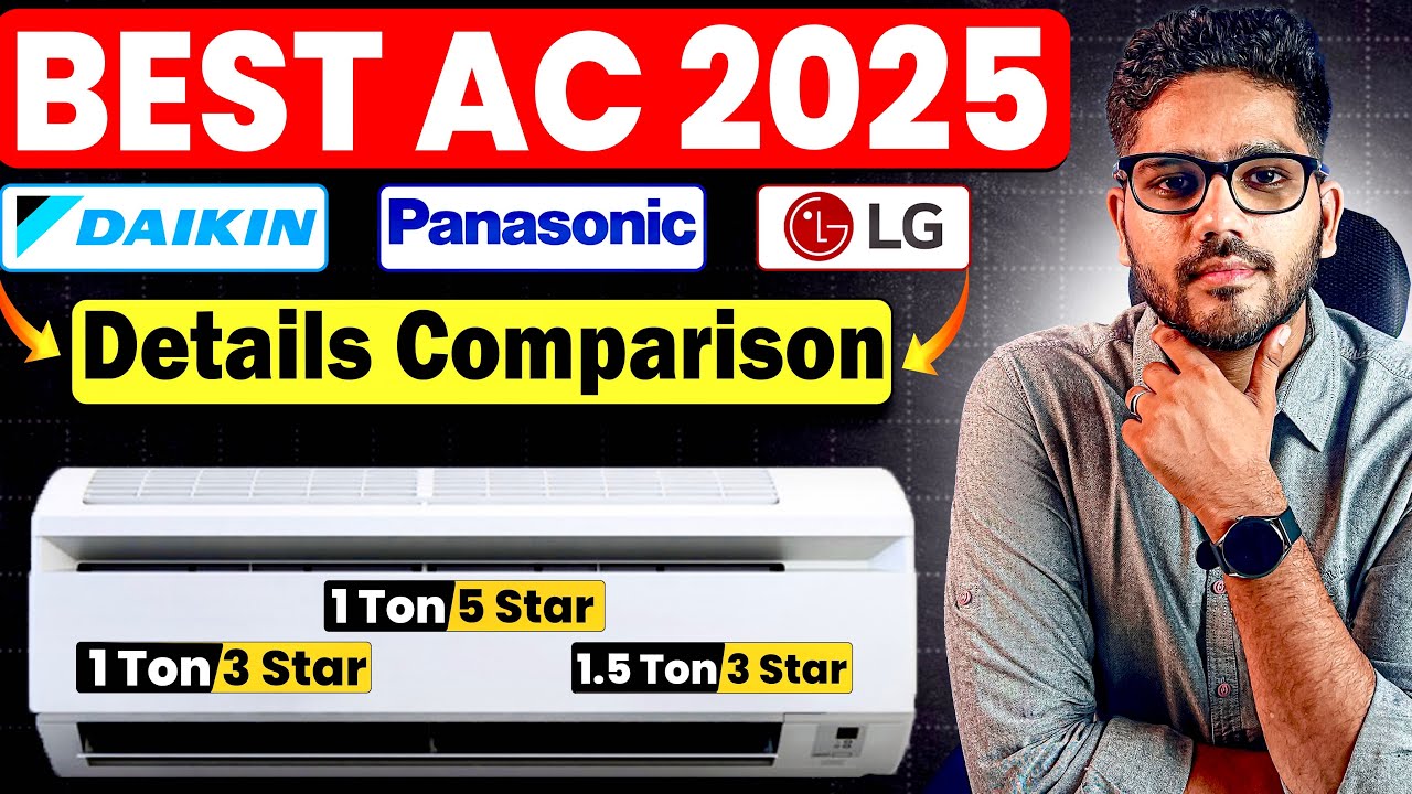 Panasonic vs LG vs Daikin AC 2025 ⚡ Best 1 Ton & 1.5 Ton AC Comparison | MR KNOWN