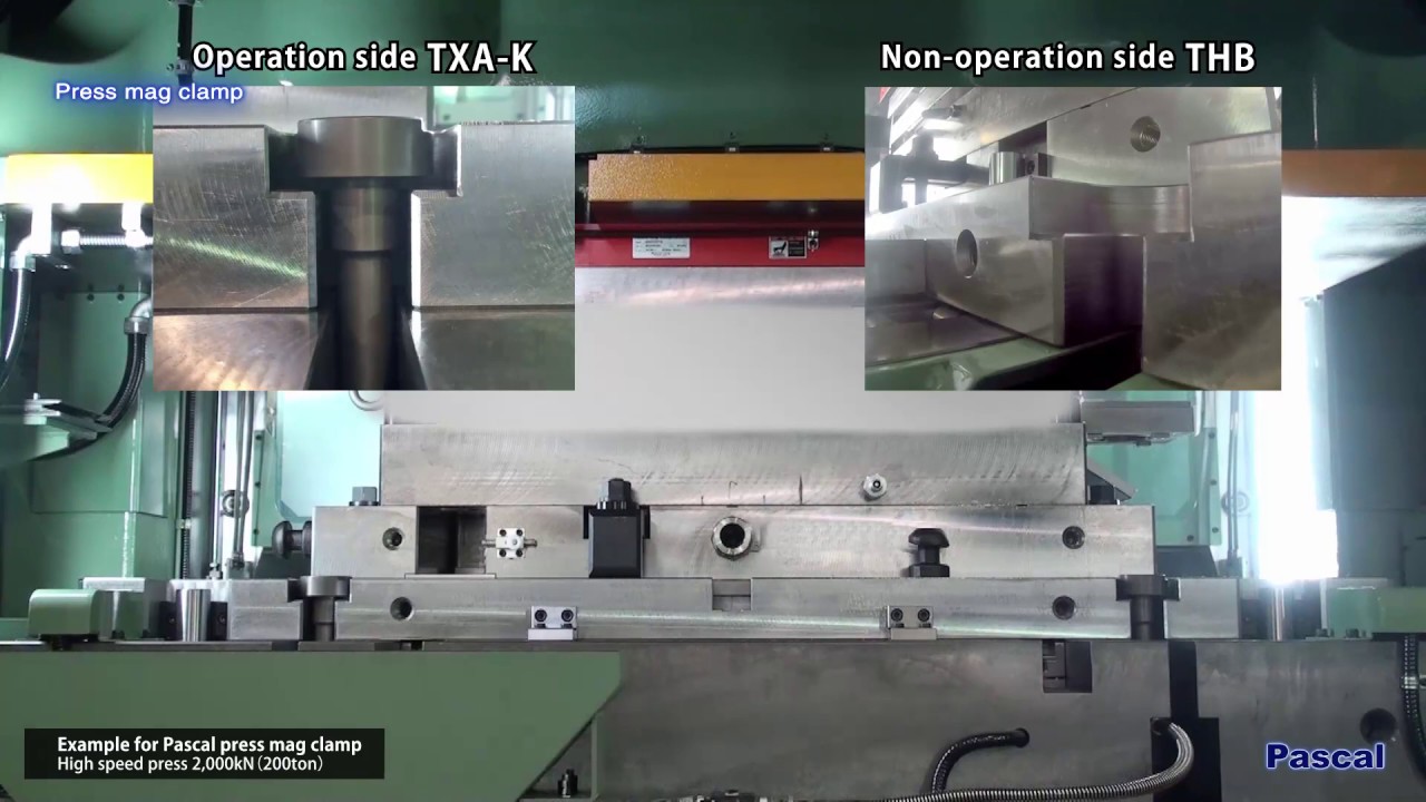 Press mag clamp High speed press die change
