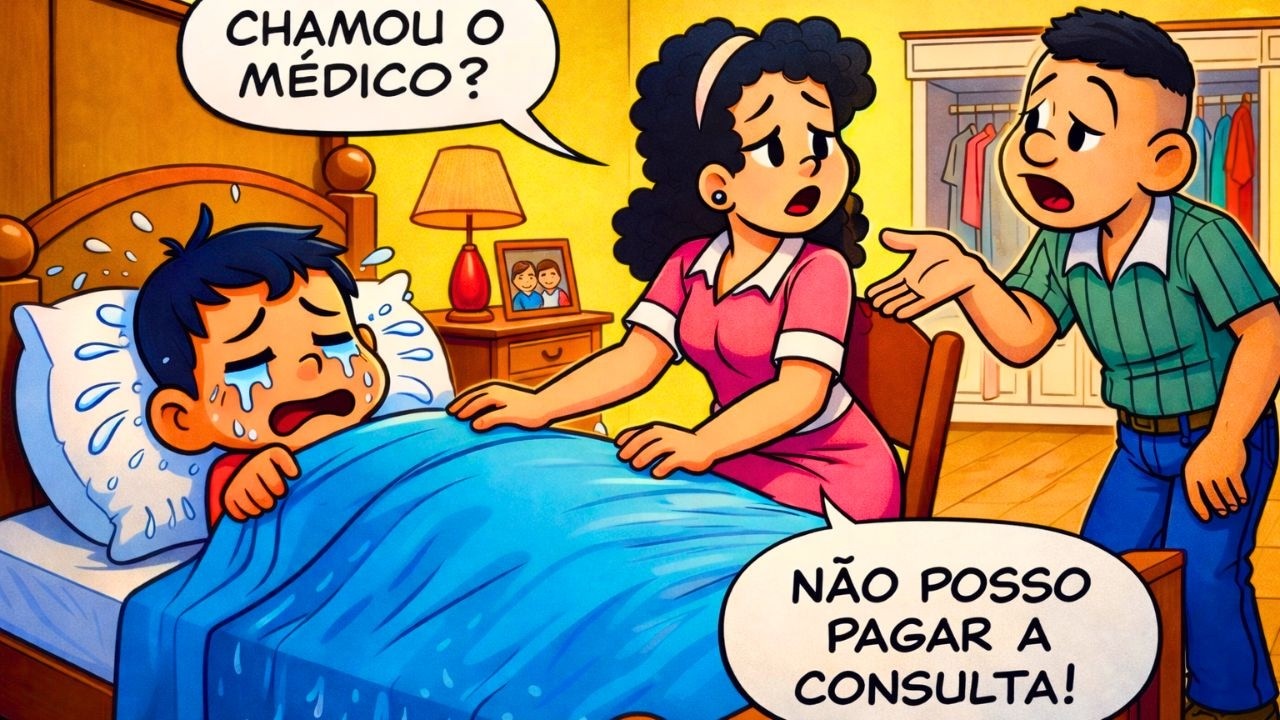 O MEU FILHO NÃO ESTÁ NADA BEM...