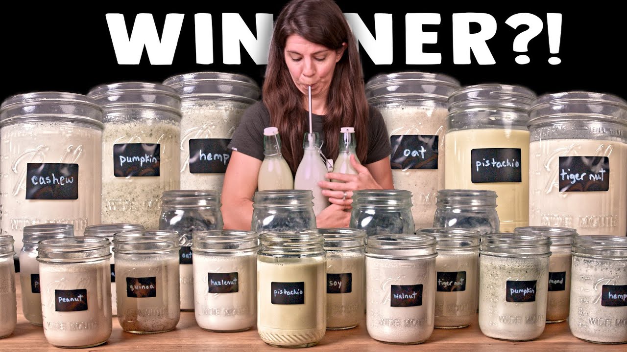 How To Make Every Plant Milk From Scratch (Almond, Oat, Soy & More)