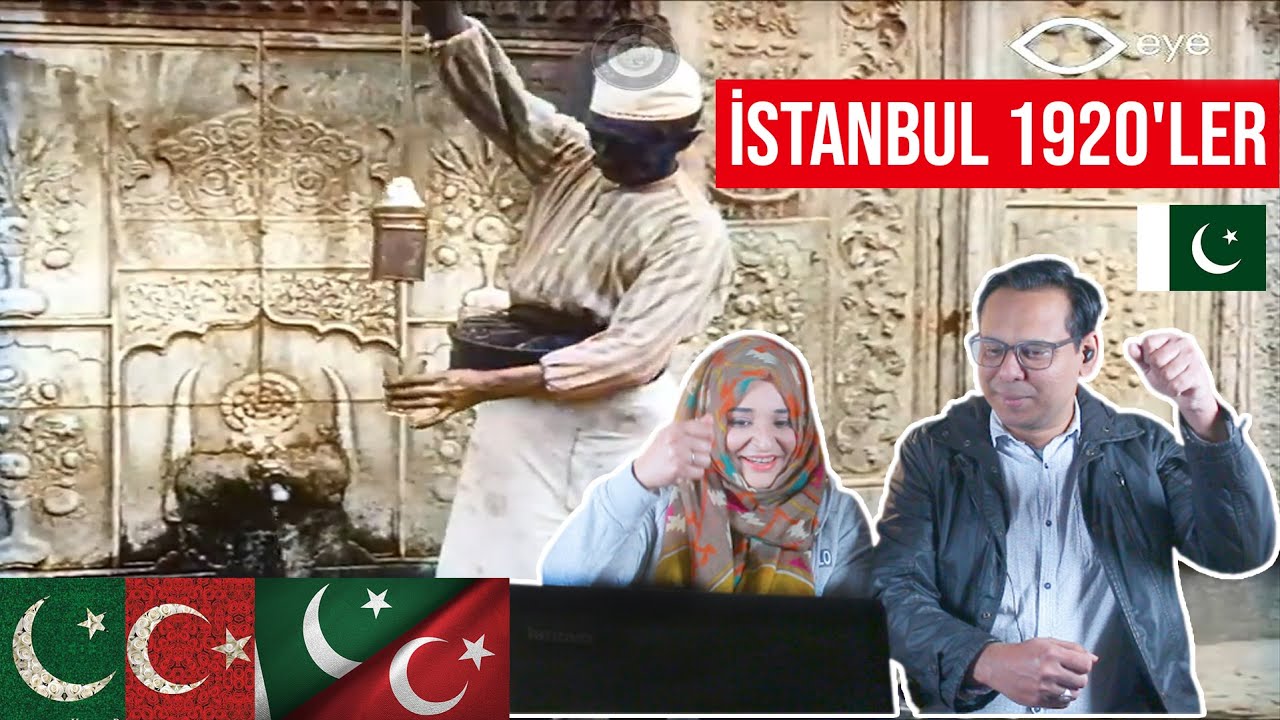 100 Yıl Önce İstanbul 1920'ler (Renklendirildi) | Pakistani Reaction | Subtitles