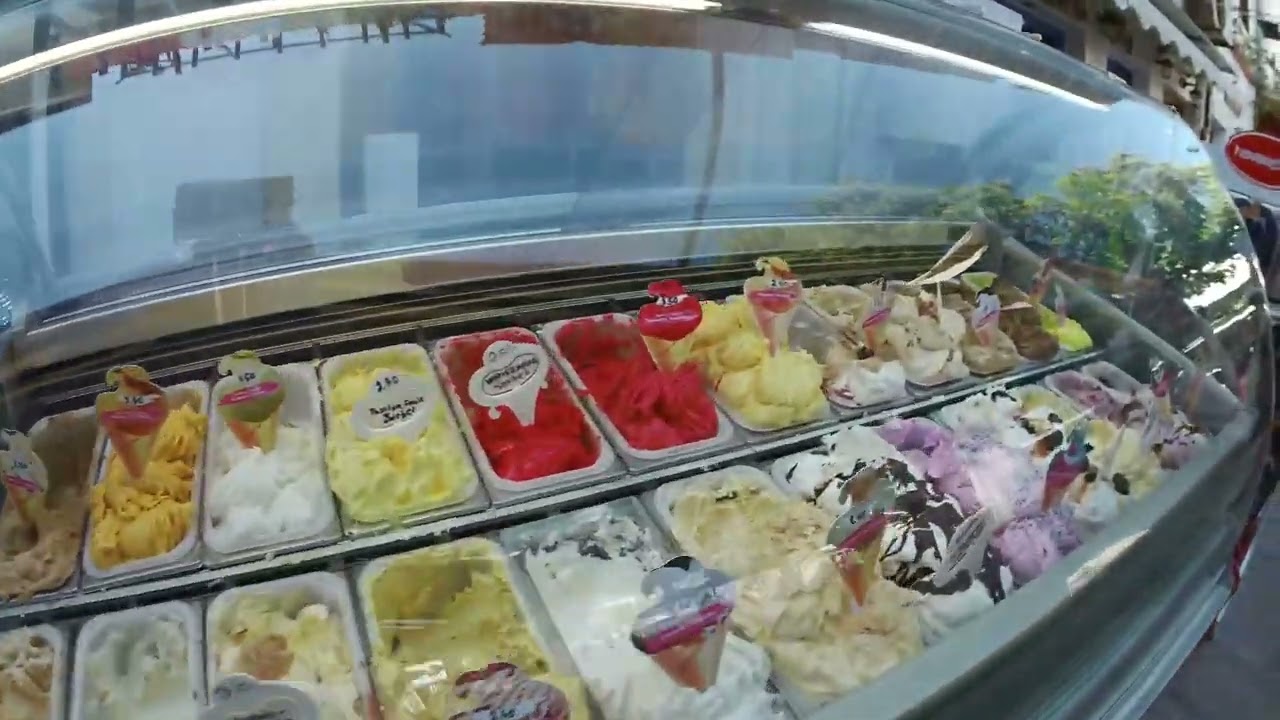 Skopelos Town Walk including shops and Platanos  Square July 2024