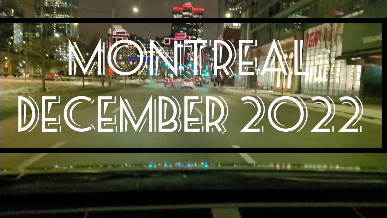 Driving at night in downtown Montreal #drivingtour #montreal