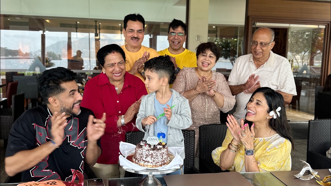 Nirvair's b'day celebration in Udaipur with fam !