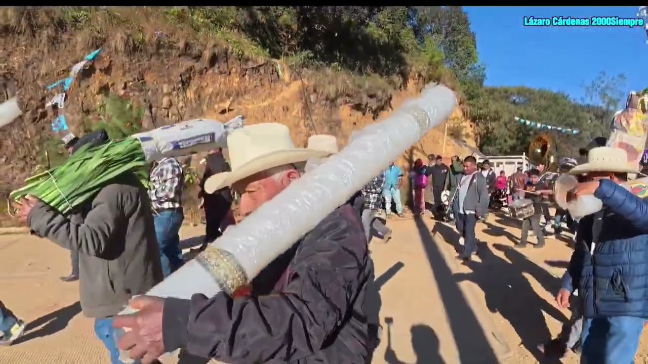 31 De Diciembre en está comunidad de Lázaro Cárdenas festejando a la Virgen de Juquila 2025. Video 5