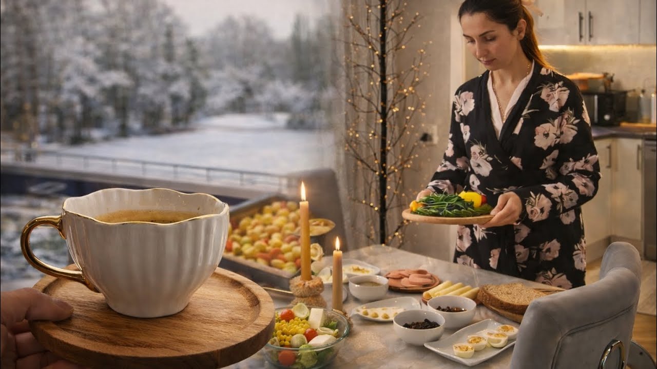 كيف أستعيد روتيننا بعد عطلة المدرسة؟ | روتين أم في صباح شتوي هادئ بهولندا