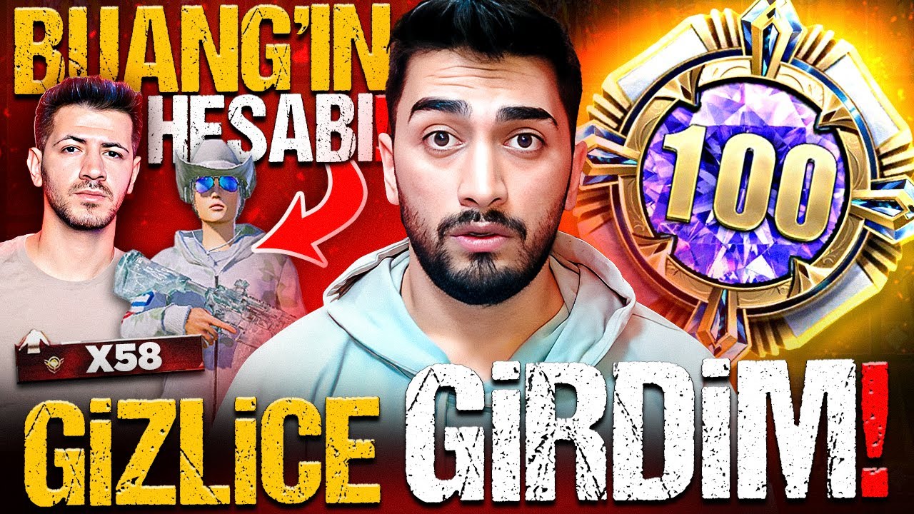 BUANG’IN 58 KOLEKSİYON AMA 99 KOLEKSİYON DEĞERİNDE HESABI! (gizlice girdim) | PUBG Mobile