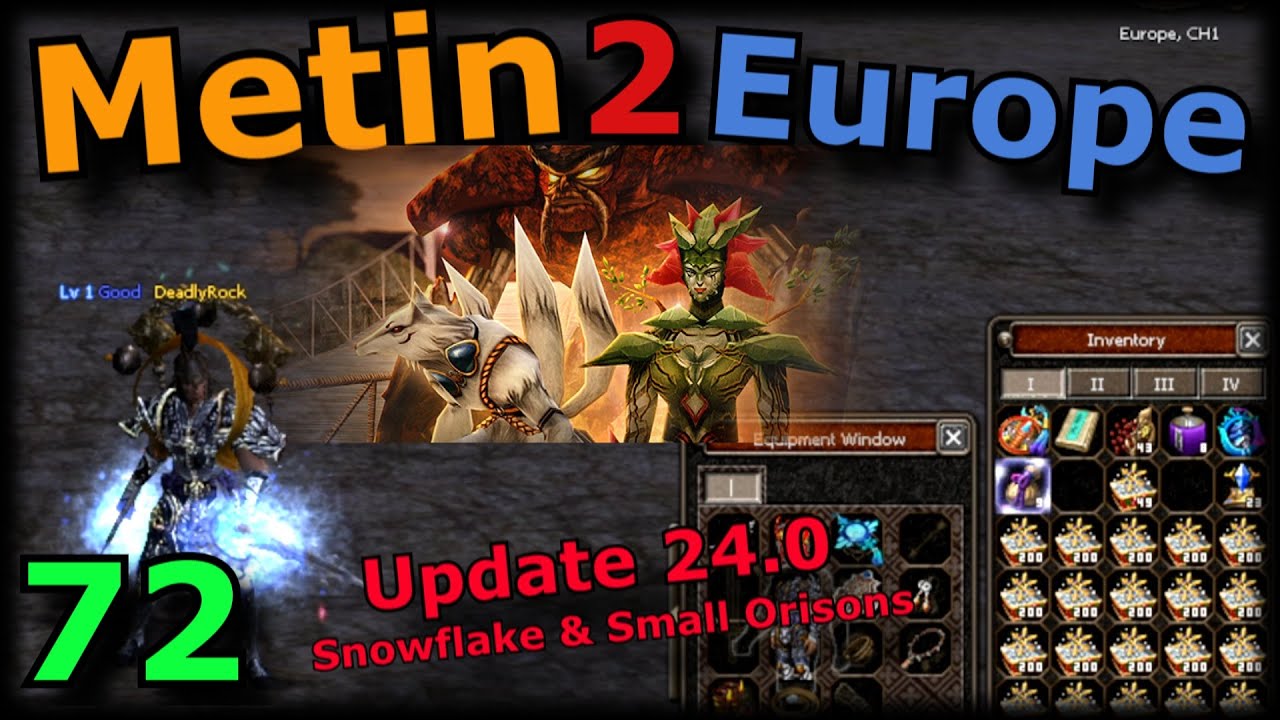 [72] Metin2 Europe — новое обновление 24.0 и небольшие бонусы Orison 6/7 / Hyperia Fusion.